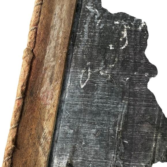 Vintage wooden slate chalkboard, handheld - Picture 2 of 9